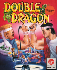 Double Dragon Amstrad CPC US box art